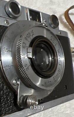 Leitz Leica III a, vintage 35mm rangefinder camera, lens Elmar 3,5/50mm