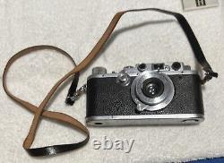 Leitz Leica III a, vintage 35mm rangefinder camera, lens Elmar 3,5/50mm