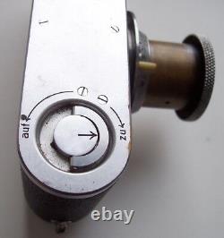 Leitz Leica IIIa Rangefinder Camera with Elmar 50 3.5 lens 1936