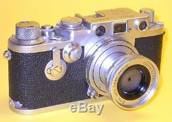Leitz Leica IIIf Red Dial withElmar 5cm 12,8 in extremely good condition