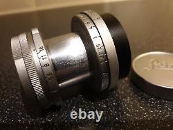 Leitz Leica L39 screw Elmar 50mm f2.8 + filter and caps