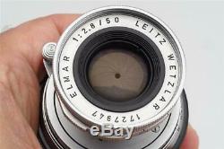 Leitz Leica M Elmar 2.8/50mm 11612 #1727947 w. Filter & Case