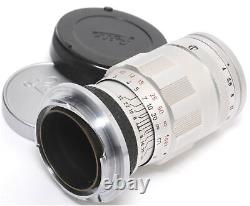 Leitz Leica M Elmar 4/90mm Lens 3-Element Clean Condition w. Caps