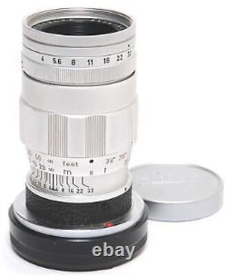 Leitz Leica M Elmar 4/90mm lens 3-Element clean condition