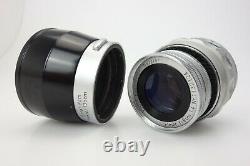 Leitz Leica M Elmar 9cm f4 90 1137124 M Bajonett mit Lens Hood jl146