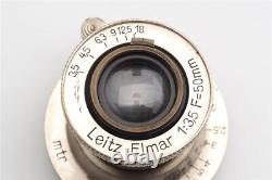 Leitz Leica M39 Elmar 3.5/50mm Nickel Meter Scale (1676748897)