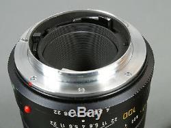 Leitz Leica MACRO-ELMAR-R 100mm 14 3-cam f R3-R7(R8/9) + SL/SL2 Made in Germany