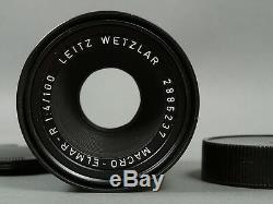 Leitz Leica MACRO-ELMAR-R 4/100 3-cam, für for R3-R7(R8/9) und and SL/SL2 Top