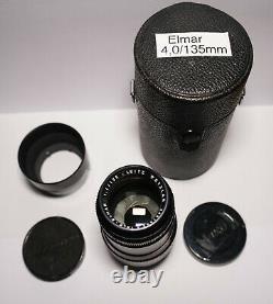 Leitz / Leica Objektiv Elmar-M 4,0/135mm'' Super Zustand