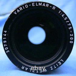 Leitz Leica R Telescope Vario Elmar-R 14.5/75-200 Tele Telescope Lens X Lens