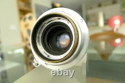 Leitz Leica Red Scale Elmar, 5cm/50mm F3.5, LTM/Screw Mount Lens Exc User or CLA