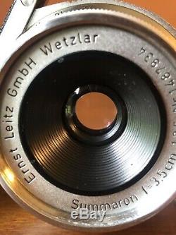 Leitz Leica (SUMMARON 35mm f/3.5) + (ELMAR 90mm f/4) M Mount Lenses M2 M3 M4 M5