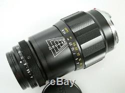 Leitz Leica TELE-ELMAR M 4/135 14/135mm Berg-und Tal Fassung schön + Leitz Dose