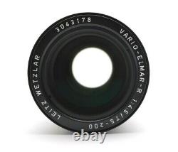 Leitz Leica Vario-Elmar-R Lens 4,5 / 75-200 mm Tele Zoom 3 CAM Objektiv, Cap j16