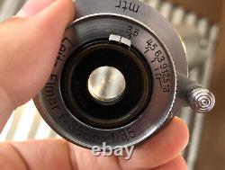 Leitz Leica Wetzlar Elmar 35mm f/3.5 L39 LTM Screw Mount Rare Serial No. 333000