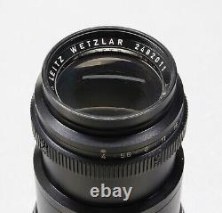 Leitz Wetzlar Tele-Elmar 135mm f/4 Leica M Mount Lens + 12575 Hood