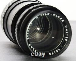 Leitz Wetzlar Tele-Elmar 135mm f/4 Leica M Mount Lens + 12575 Hood