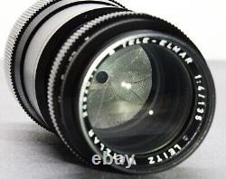 Leitz Wetzlar Tele-Elmar 135mm f/4 Leica M Mount Lens + 12575 Hood