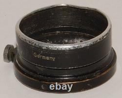 Lens hood for 5cm Elmar, Ernst Leitz Wetzlar, Germany, early black FISON