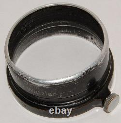 Lens hood for 5cm Elmar, Ernst Leitz Wetzlar, Germany, early black FISON