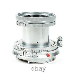 MINT Leica Leitz Elmar 50mm f2.8 E39 Collapsible M Mount Lens #8344