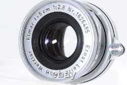 MINT Leica Leitz Wetzlar Elmar 50mm f/2.8 LTM L39 Collapsible Lens From JAPAN