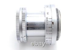 MINT Leica Leitz Wetzlar Elmar 50mm f/2.8 LTM L39 Collapsible Lens From JAPAN