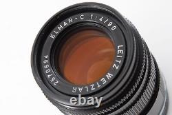 MINT with Adapter LEICA ELMAR-C 90mm f/4 Lens M Mount LEITZ WETZLAR From JAPAN