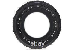 MINTLeitz Wetzlar Tele-Elmar M 135mm f/4 Leica MF Lens Black From JAPAN