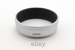 Mint Leica Leitz 12549 lens hood shade for ELMAR-M 50mm F2.8 Silver #0602