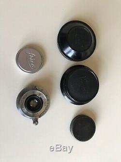 Mint Leica Leitz Elmar 3.5cm 35mm Screw Mount Lens Rare