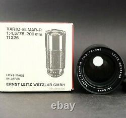 Mint & boxed VARIO-ELMAR-R 75-200 mm F/4.5 LEICA LEITZ WETZLAR 11226 Objektiv