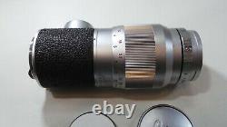Minty Leica Leitz 135mm F4 Elmar L39 Screw Lens Rare Lens Only Made 3282 L39