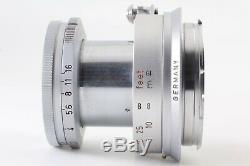 NEAR MINT Leitz Wetzlar Elmar 50mm f/2.8 Lens Silver Leica M Mount from JAPAN