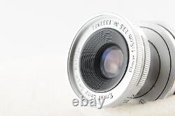Near MINT Leica Elmar 5cm 50mm f/3.5 Collapsible Lens Leitz M with Cap Mount JP