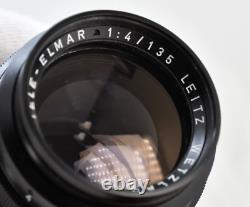 Near MINT Leica Leitz Wetzlar Tele-Elmar M 135mm F4 MF Lens From JAPAN