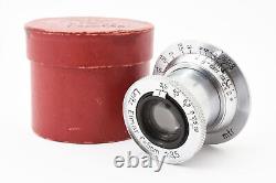 Near MINT withBox Leica Leitz Elmar 5cm 50mm f/3.5 L39 LTM Lens Screw From JAPAN