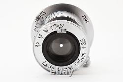 Near MINT withBox Leica Leitz Elmar 5cm 50mm f/3.5 L39 LTM Lens Screw From JAPAN