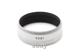 Near Mint Leica Leitz 12549 lens hood shade for ELMAR-M 50mm F2.8 Silver #0768