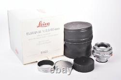Objectif Leica Leitz Elmar M f/2.8 50mm #3668342 E39. Comme neuf. Avec boite