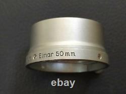 Original Leitz Leica Metal Lens Hood Elmar 5cm FISON for Elmar 3.5/50mm