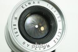 RARE! Leica Leitz Wetzlar Elmar 50mm 2.8f 2.8'3 Crowns