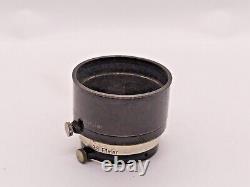 Rare Genuine Leitz Leica Fikus Variable Nickel Lens Hood For Elmar / Hektor H15