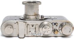 Rare Leica IA 35mm film camera Nickel w. Leitz Elmar 3.5/50mm lens