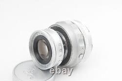 Rare MINT LEITZ Leica Elmar M 9cm f4.0? 3rd? Collapsible Silver From JAPAN 95