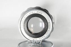 Rare MINT LEITZ Leica Elmar M 9cm f4.0? 3rd? Collapsible Silver From JAPAN 95