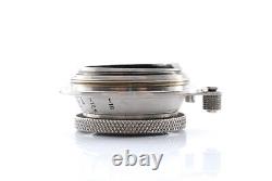 Rare Snail Exc+4 Leitz elmar 35mm 3.5 nickel Lens for L39 Leica Screw Mount