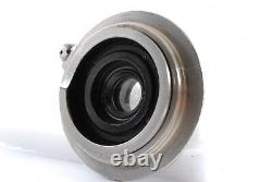 Rare Snail Exc+4 Leitz elmar 35mm 3.5 nickel Lens for L39 Leica Screw Mount