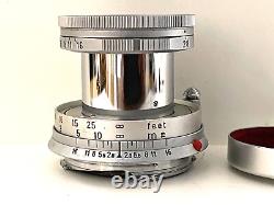 #S0014-Leitz, Leica Elmar M 2.8/50mm Collapsible, Dual Scale#2162343