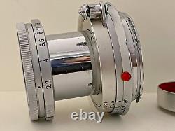 #S0014-Leitz, Leica Elmar M 2.8/50mm Collapsible, Dual Scale#2162343